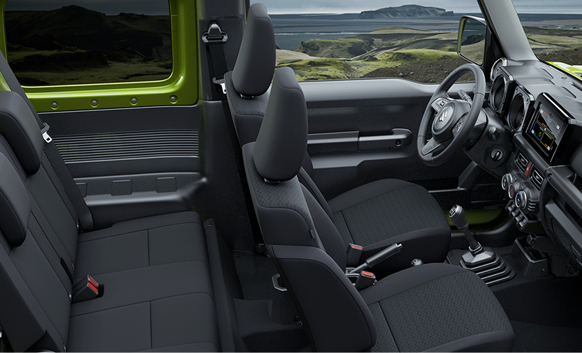Suzuki Jimny interior seating